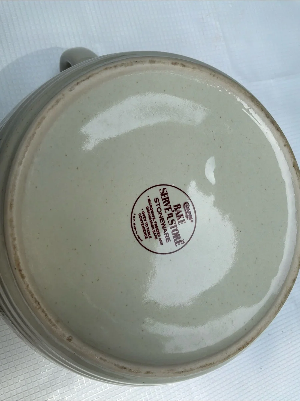 VTG CAPRI Bake Serve ‘N Store Stoneware Retro Floral Pot
